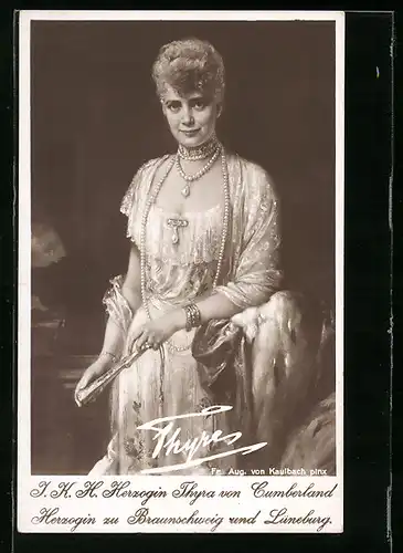 AK Herzogin Thyra von Cumberland, Herzogin zu Braunschweig und Lüneburg