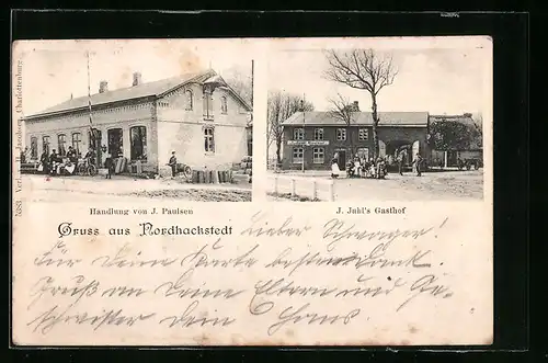 AK Nordhackstedt, J. Juhls Gasthof, Handlung von J. Paulsen