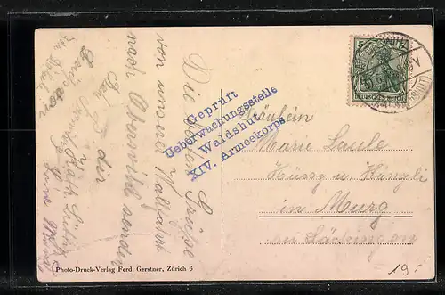 AK Oberwiehl, Gasthaus zum Adler