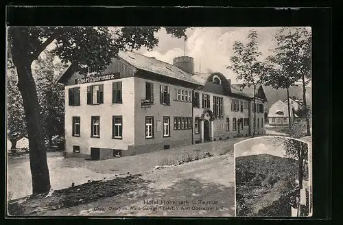 AK Oberursel-Hohemark i. Taunus, Hotel Hohemark, Ortspartie
