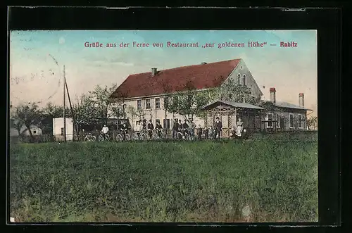 AK Rabitz, Restaurant zur goldenen Höhe aus der Ferne