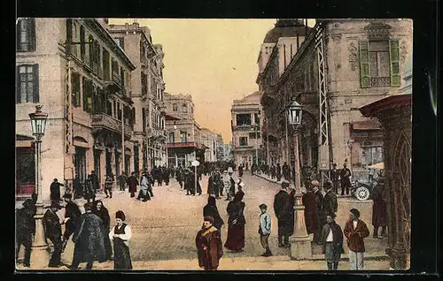 AK Salonica, Venizelos Street seen from the sea
