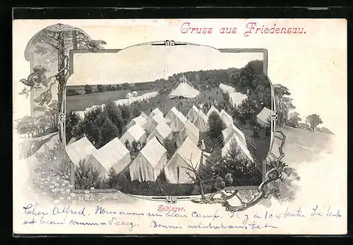 AK Friedensau, Blick auf das Zeltlager