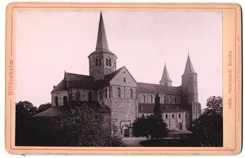 Fotografie Römmler & Jonas, Dresden, Ansicht Hildesheim, Partie an der Godehardi Kirche