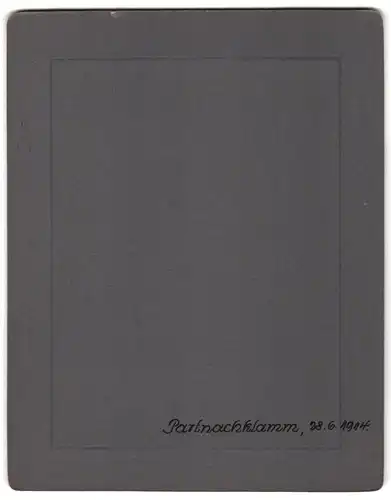 Fotografie unbekannter Fotograf, Ansicht Garmisch, Blick in den Partnachklamm, 1914