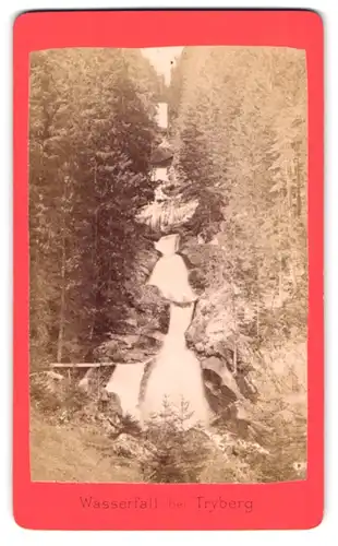 Fotografie unbekannter Fotograf, Ansicht Triberg, Blick auf den Triberger Wasserfall