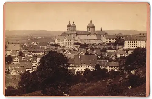 Fotografie O. v. Zubuesni, Lindau, Ansicht Weingarten, Blick auf die Stadt und das Kloster, Trockenstempel