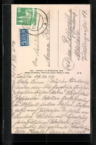 AK Lauda, Stadttor mit alten Häusern