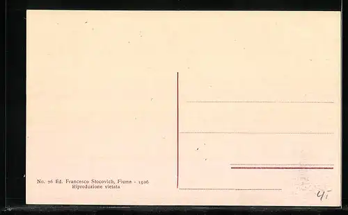 AK Fiume, Veduta generale