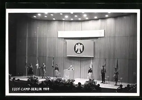 AK Berlin, Rede beim IUSY-Camp 1959