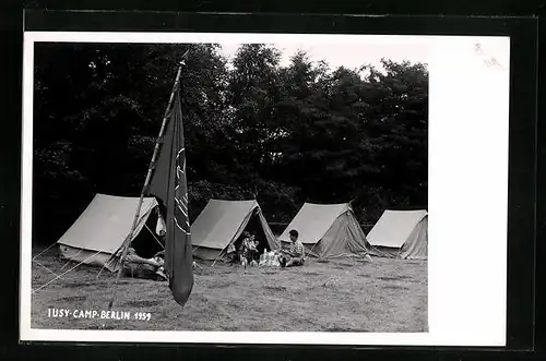 AK Berlin, Zeltlager beim IUSY-Camp 1959