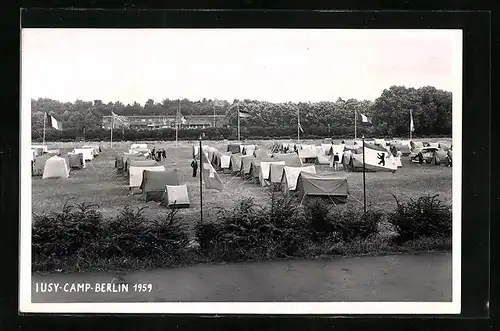 AK Berlin, Zeltlager beim IUSY-Camp 1959
