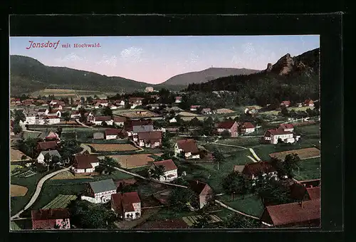 AK Jonsdorf, Teilansicht mit Hochwald