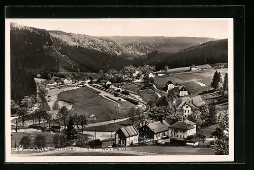 AK Breitenhof /Schwarzwassertal i. sächs. Erzgeb., Ortspartie