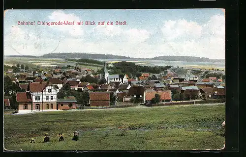 AK Elbingerode-West, Blick auf die Stadt