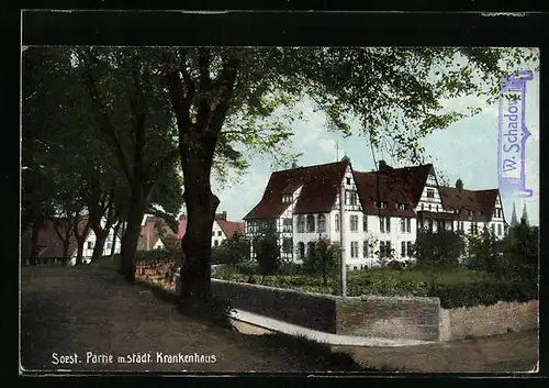 AK Soest, Partie m. städt. Krankenhaus