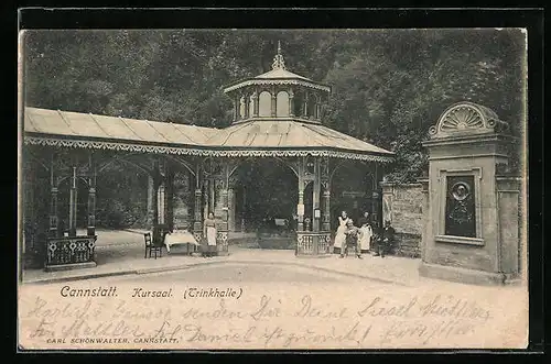 AK Cannstatt, Kursaal mit Trinkhalle