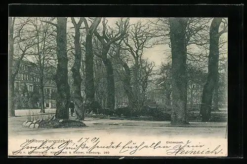 AK Hamburg-Harvestehude, Eichenpark