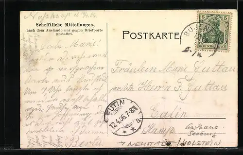 AK Neustadt i. Ostholstein, Beim Gasthaus Seeburg