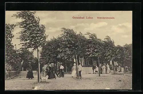 AK Laboe, Strandpromenade