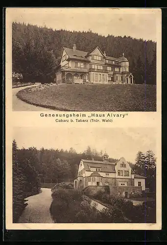 AK Cabarz b. Tabarz, Genesungsheim Haus Alvary