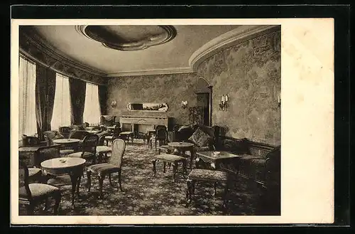 AK Heidelberg, Hotel Reichspost-Reichshof, Halle