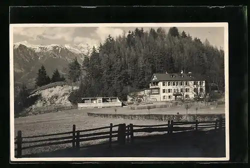 AK Innsbruck, Erholungsheim Egerdach idyllisch gelegen