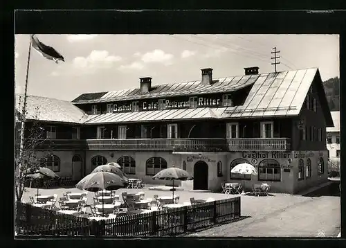 AK Tannheim, Gasthaus und Pension Ritter von Joh. Sonnweber