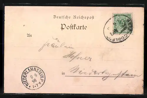 Künstler-AK Trier, Stadtansicht aus dem 17. Jahrhundert