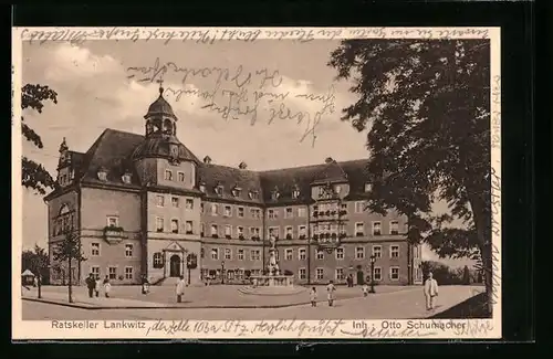 AK Berlin-Lankwitz, Aussenansicht Ratkeller Lankwitz, Inhaber Otto Schumacher
