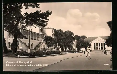 AK Heringsdorf, Blick auf das Erholungsheim Solidarität