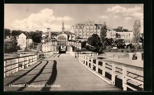 AK Heringsdorf, An der Seebrücke