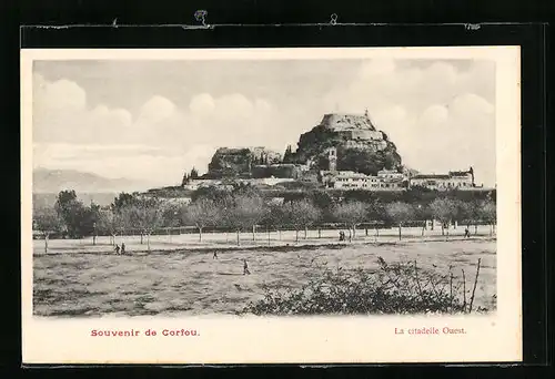 AK Corfou, La citadelle Ouest