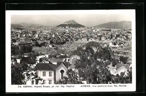 AK Athènes, Vue partielle avec Ste. Marina