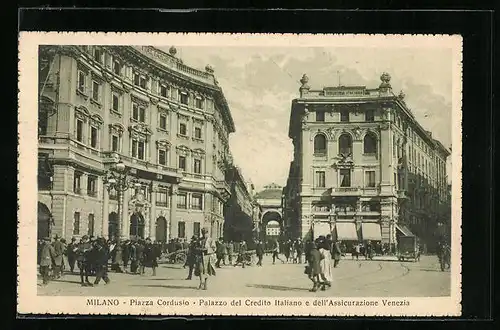 AK Milano, Piazza Cordusio, Palazzo del Credito