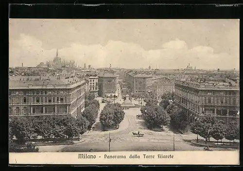 AK Milano, Panorama dalla Torre Filarete