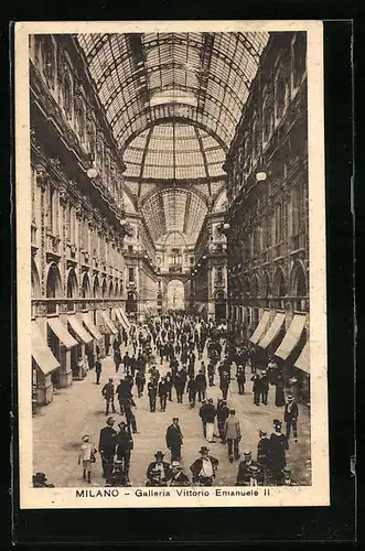 AK Milano, Galleria Vittorio Emanuele II