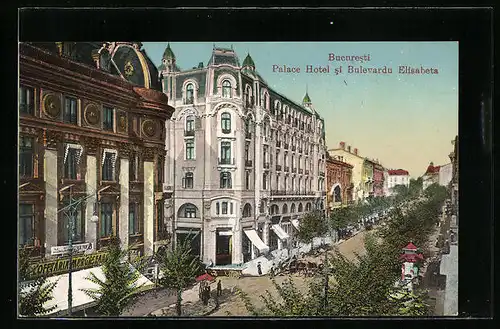 AK Bucuresti, Palace Hotel si Bulevardu Elisabeta