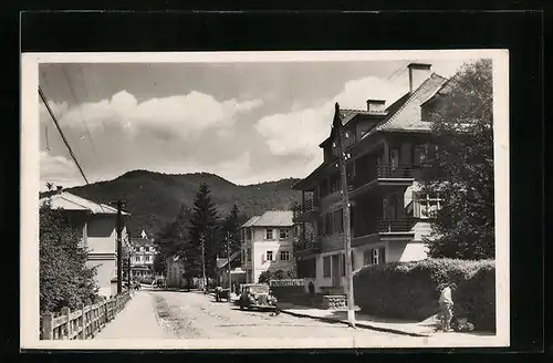 AK Szováta-Fürdö, Utcarészlet