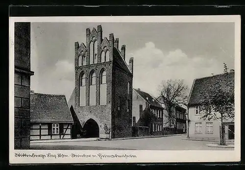 AK Wittenberge /Pom., Steintor mit Heimatmuseum