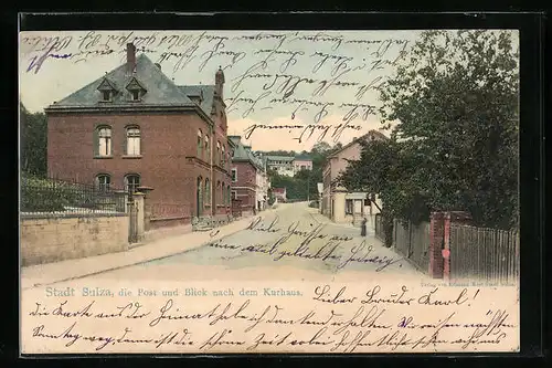 AK Sulza, Post und Blick nach dem Kurhaus