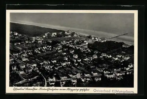 AK Kühlungsborn /Ostsee, Ortsansicht vom Flugzeug aus
