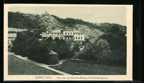 AK Sulza, Prinz Karl von Schweden-Stiftung, Kinder-Erholungsheim
