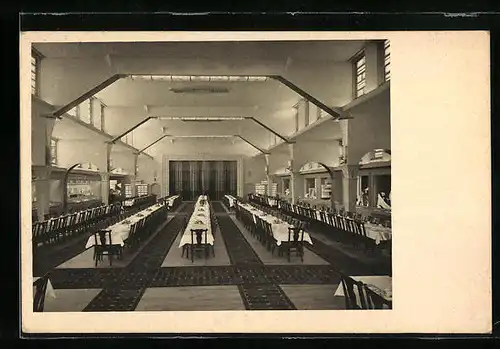 AK Düsseldorf-Holthausen, Persilwerke, Gesoleisaal, Innenansicht