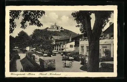 AK Wernigerode /Harz, Städtisches Kurhaus