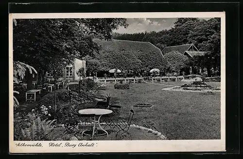 AK Selkemühle bei Mägdesprung, Hotel Burg Anhalt