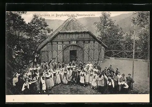 AK Thale, Harzfestspiele im Bergtheater am Hexentanzplatz