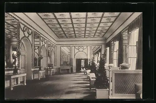 AK Baden-Baden, Conversationshaus, Blumensaal, Innenansicht