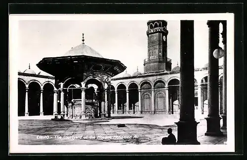 AK Cairo, The Courtyard of the Mosque Mohamed Ali