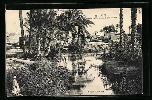 AK Suez, Paysage sur le Canal d`Eau douce